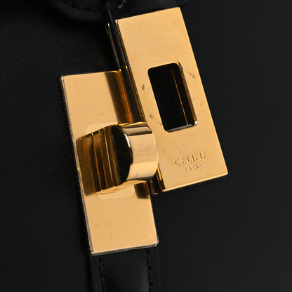 Celine Satinated Calfskin Mini 16 Top Handle Bag Black 10 of 10