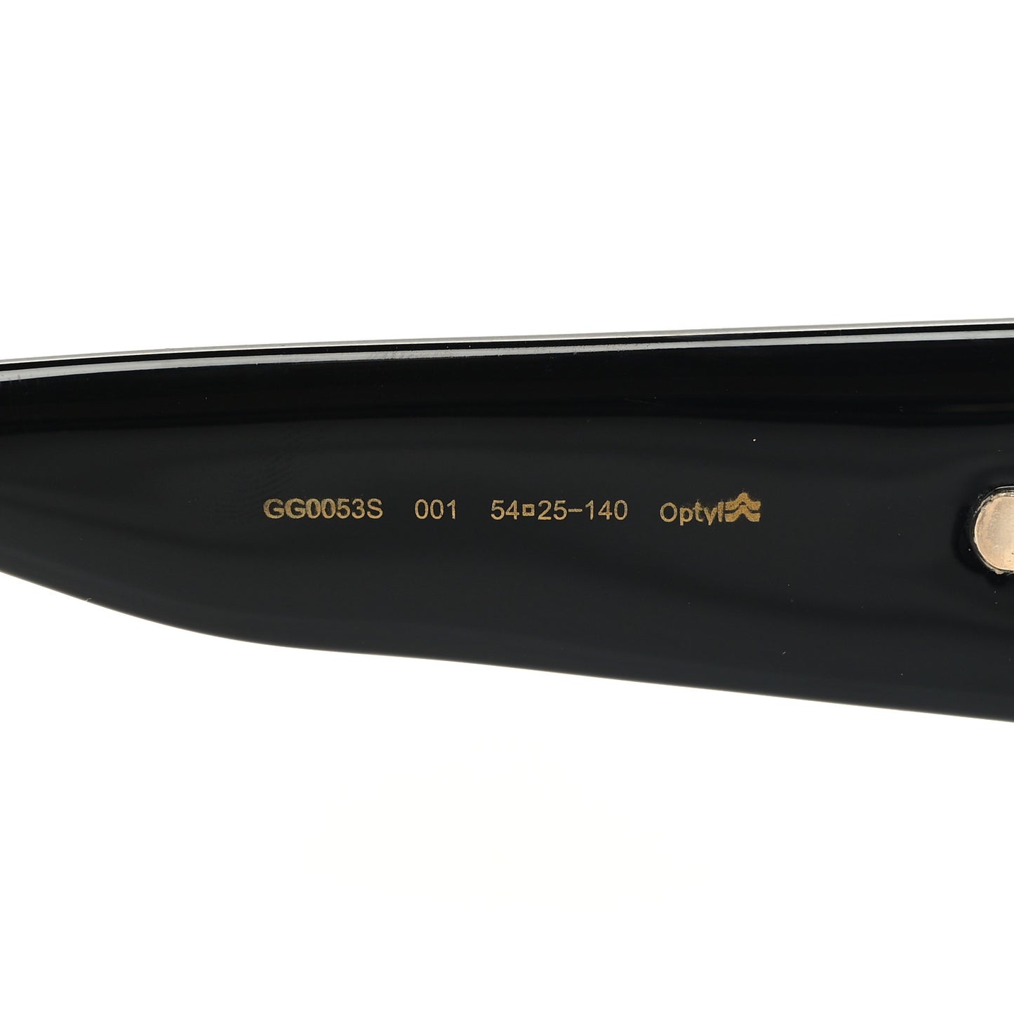 Acetate Square Frame Sunglasses GG0053S Black