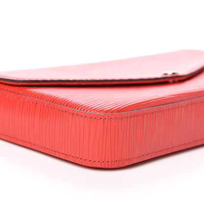 Louis Vuitton Epi Pochette Felicie Coquelicot 8 of 9