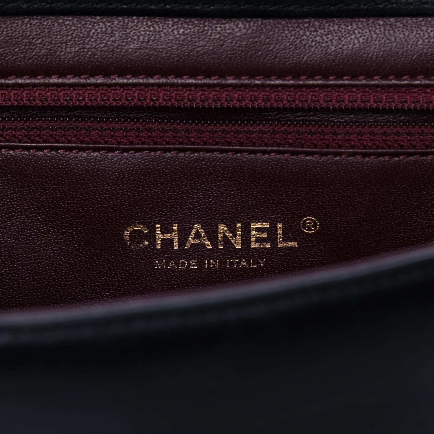 Chanel Lambskin Quilted Medium Diamond CC Flap Black 6 of 15