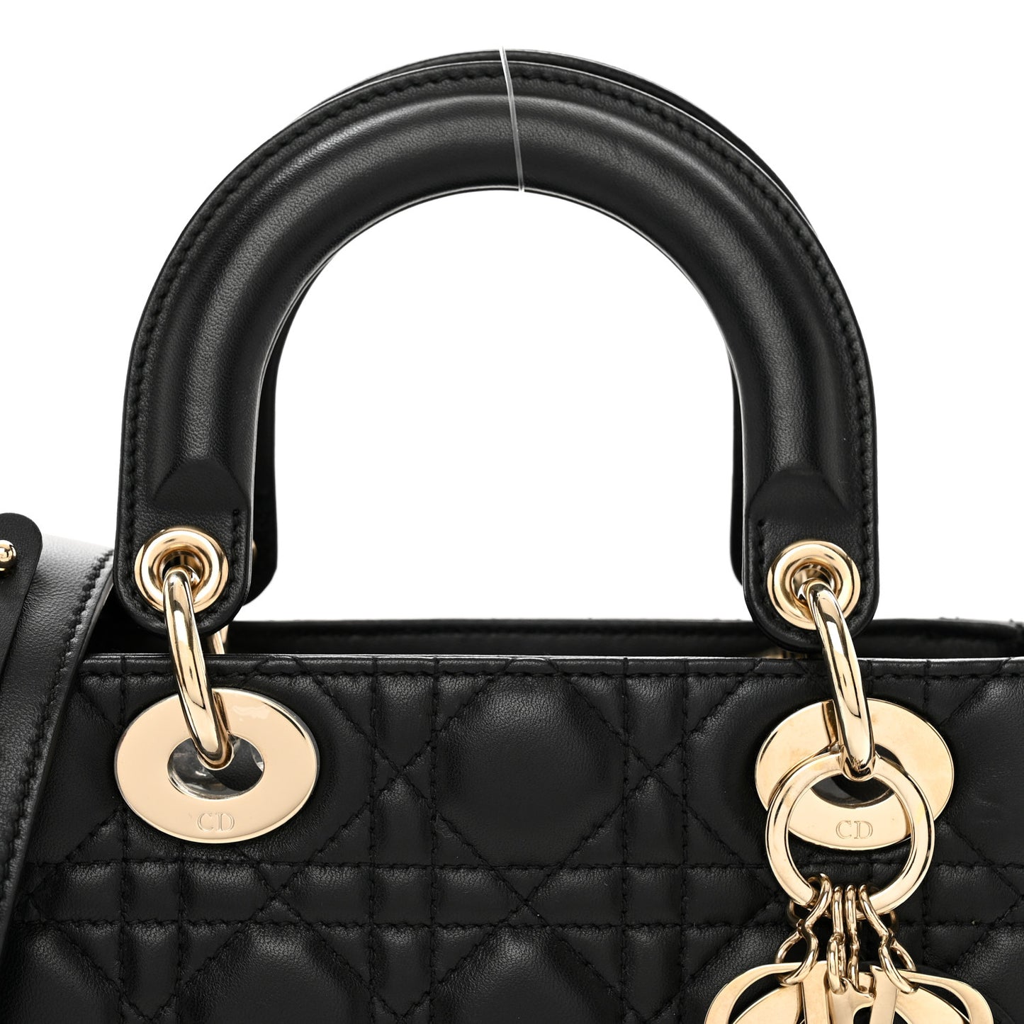 Lambskin Cannage Small My ABCDior Lady Dior Black