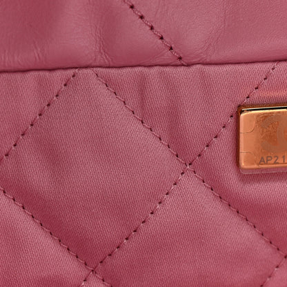 Chanel Shiny Calfskin Quilted Small Chanel 22 Lilac 8 of 11