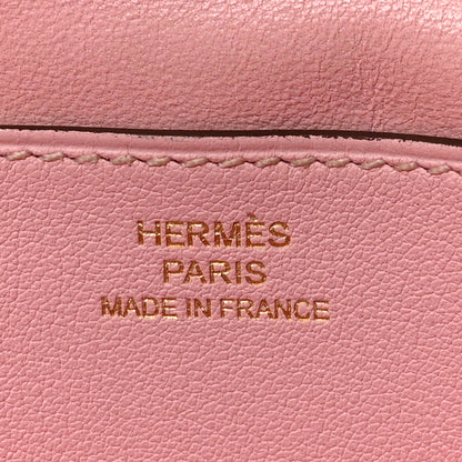 Hermes Swift Dogon Recto Verso Wallet Rose Sakura 7 of 7