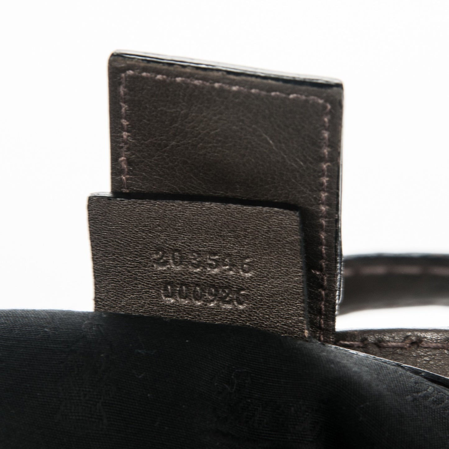 Guccissima Medium Jockey Tote Grey