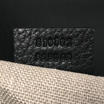 Gucci Dollar Calfskin Interlocking G Top Handle Shoulder Bag Black 7 of 12