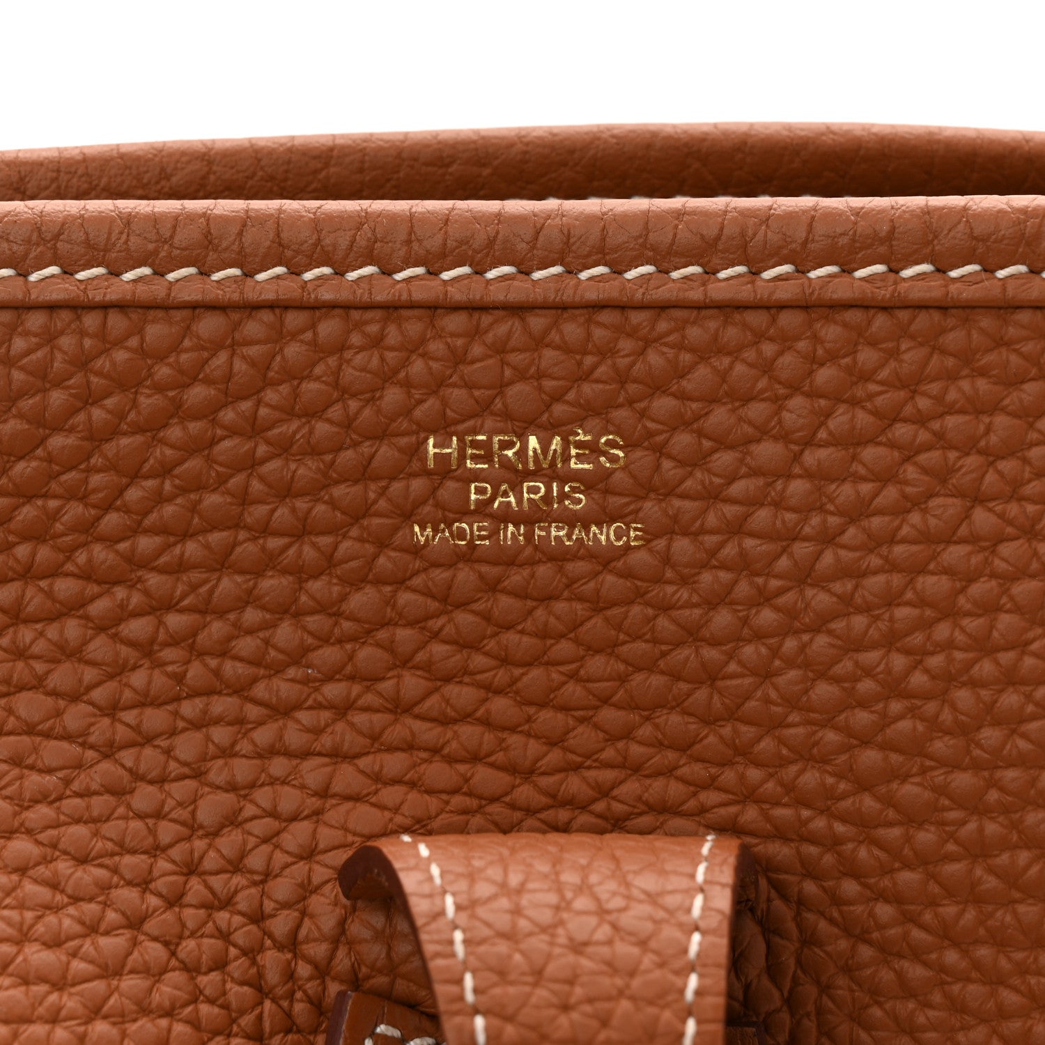 Hermes Taurillon Clemence Evelyne III PM Gold 6 of 11