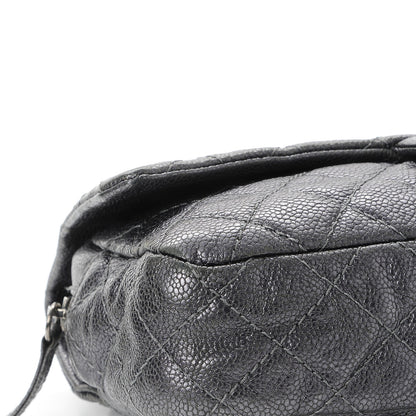Chanel Iridescent Caviar Quilted Small Chic Flap Dark Silver 8 of 11