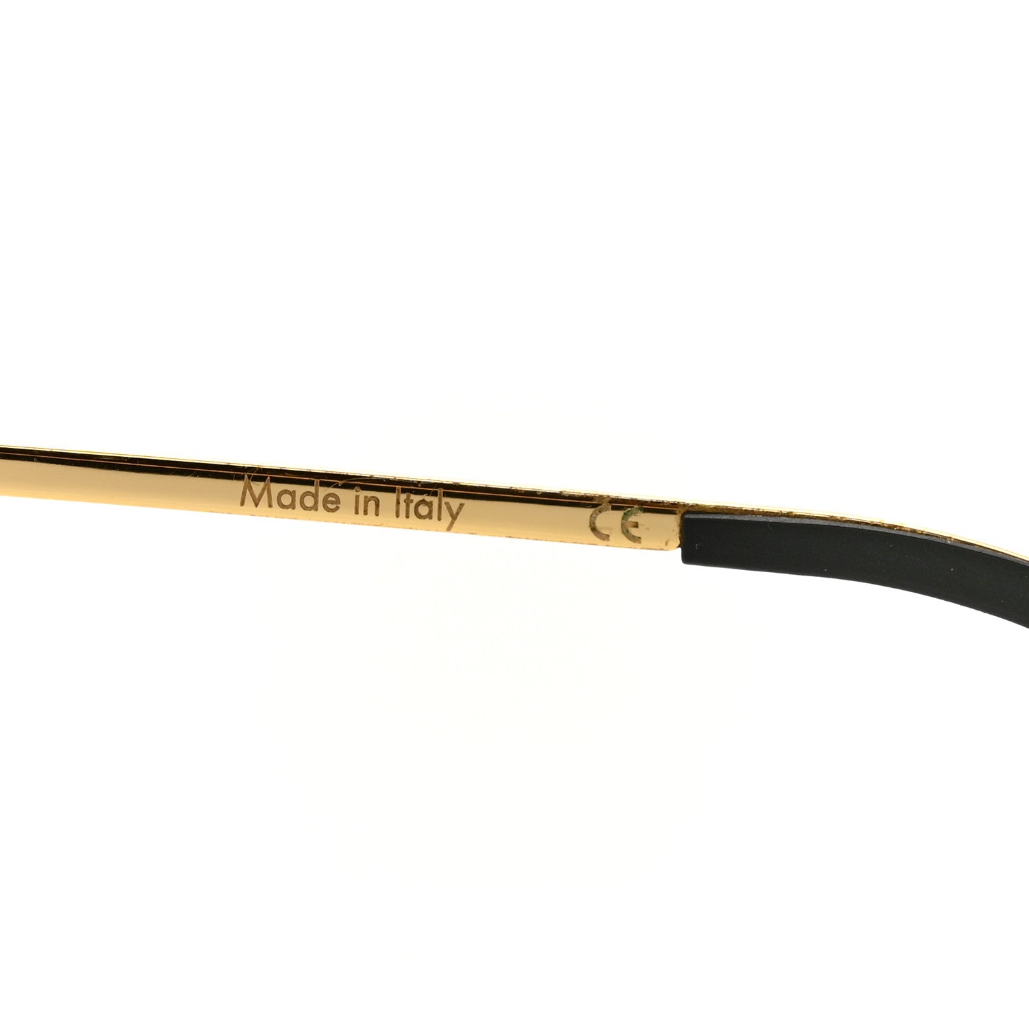 Louis Vuitton Metal The Party Aviator Anti Blue Light Sunglasses Z0997W Gold 6 of 9