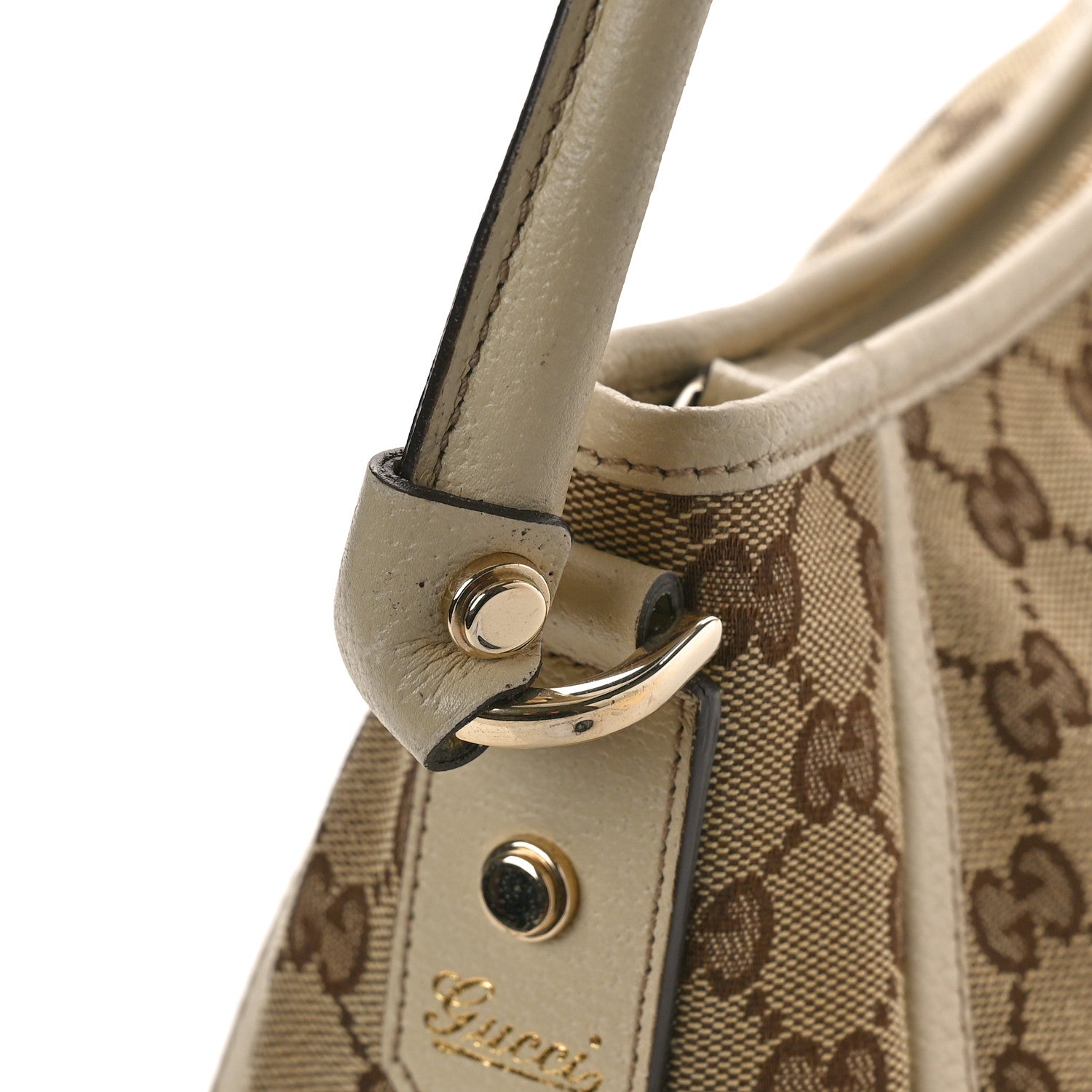 Gucci Monogram D Ring Abbey Pochette Off White 11 of 12