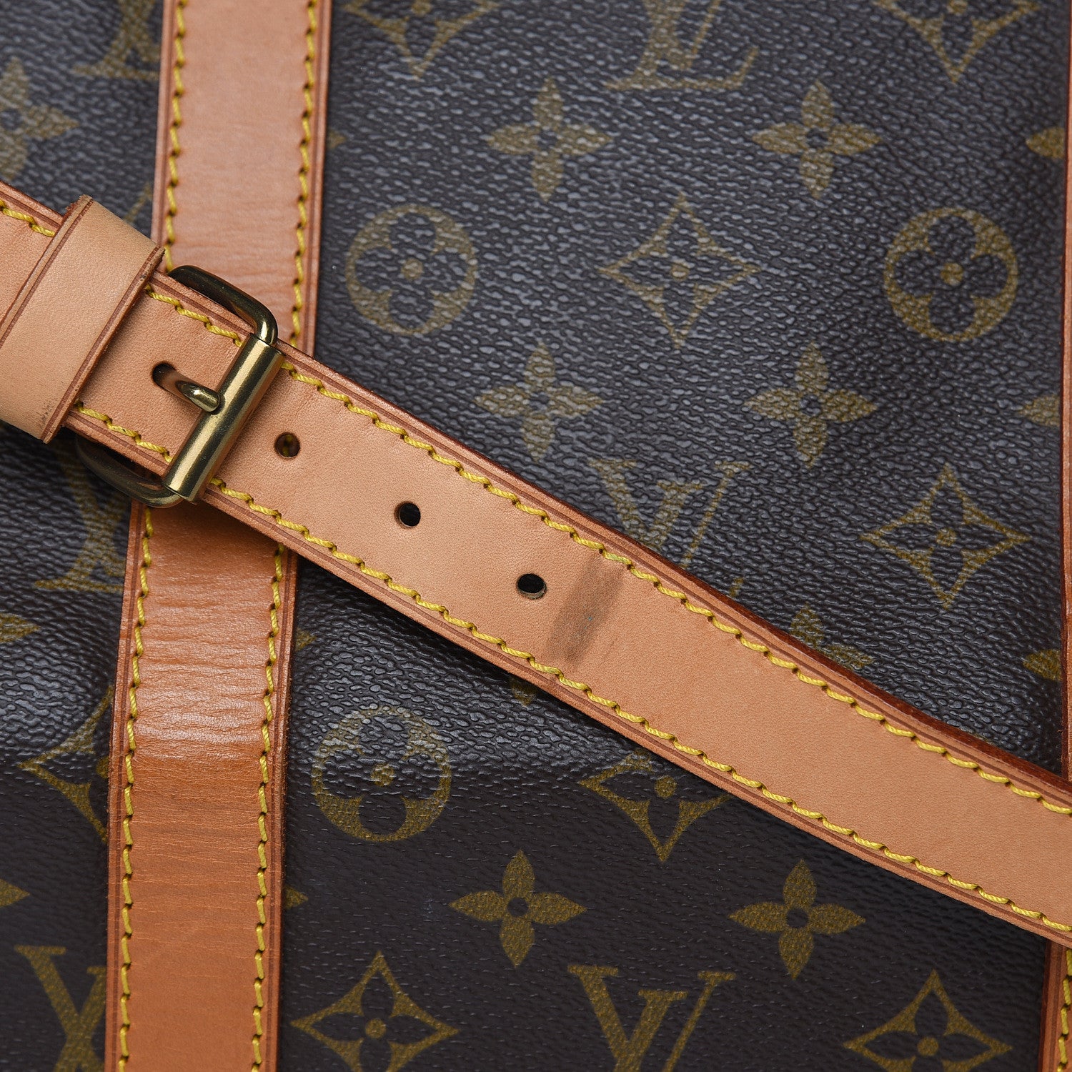 Louis Vuitton Monogram Keepall Bandouliere 55 15 of 15