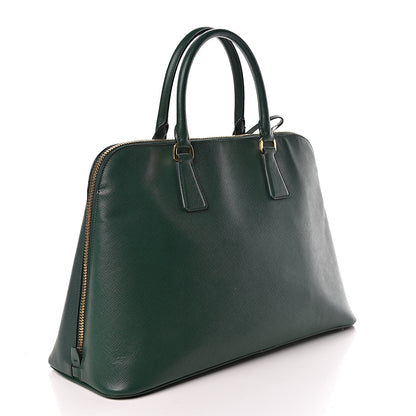 Prada Saffiano Lux Large Promenade Tote Biliardo 3 of 19