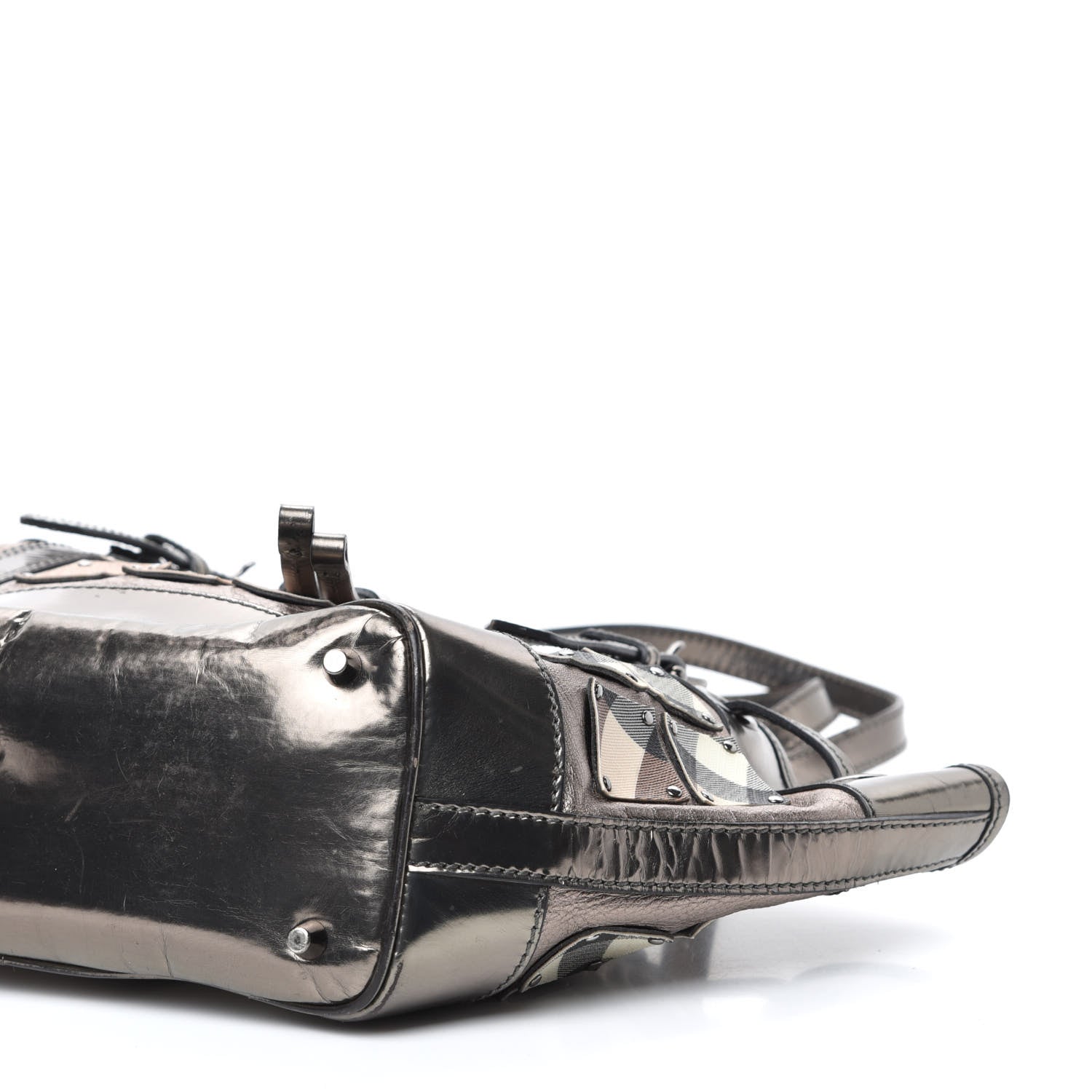 Burberry Prorsum Super Nova Warrior Studded Hobo Metallic 7 of 16