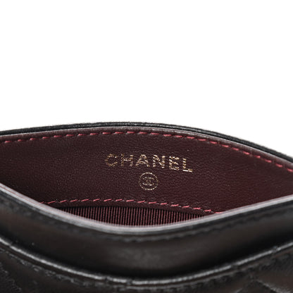 Chanel Lambskin Quilted Card Holder Black 4 of 5