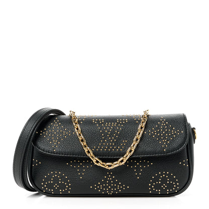 Louis Vuitton Empreinte Giant Studded Ivy Wallet On Chain Black 1 of 10