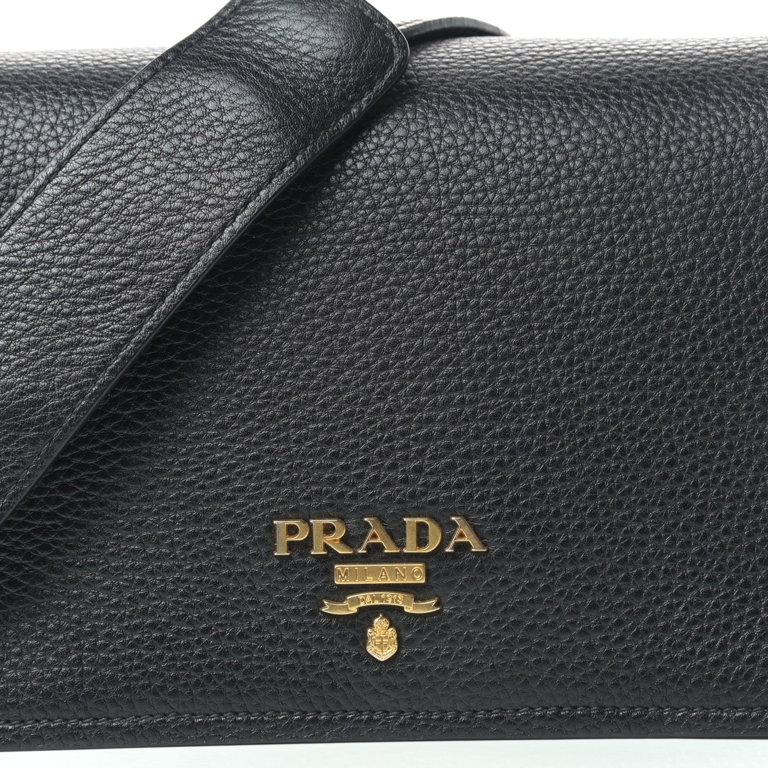 Prada Vitello Phenix Crossbody Bag Black 7 of 9