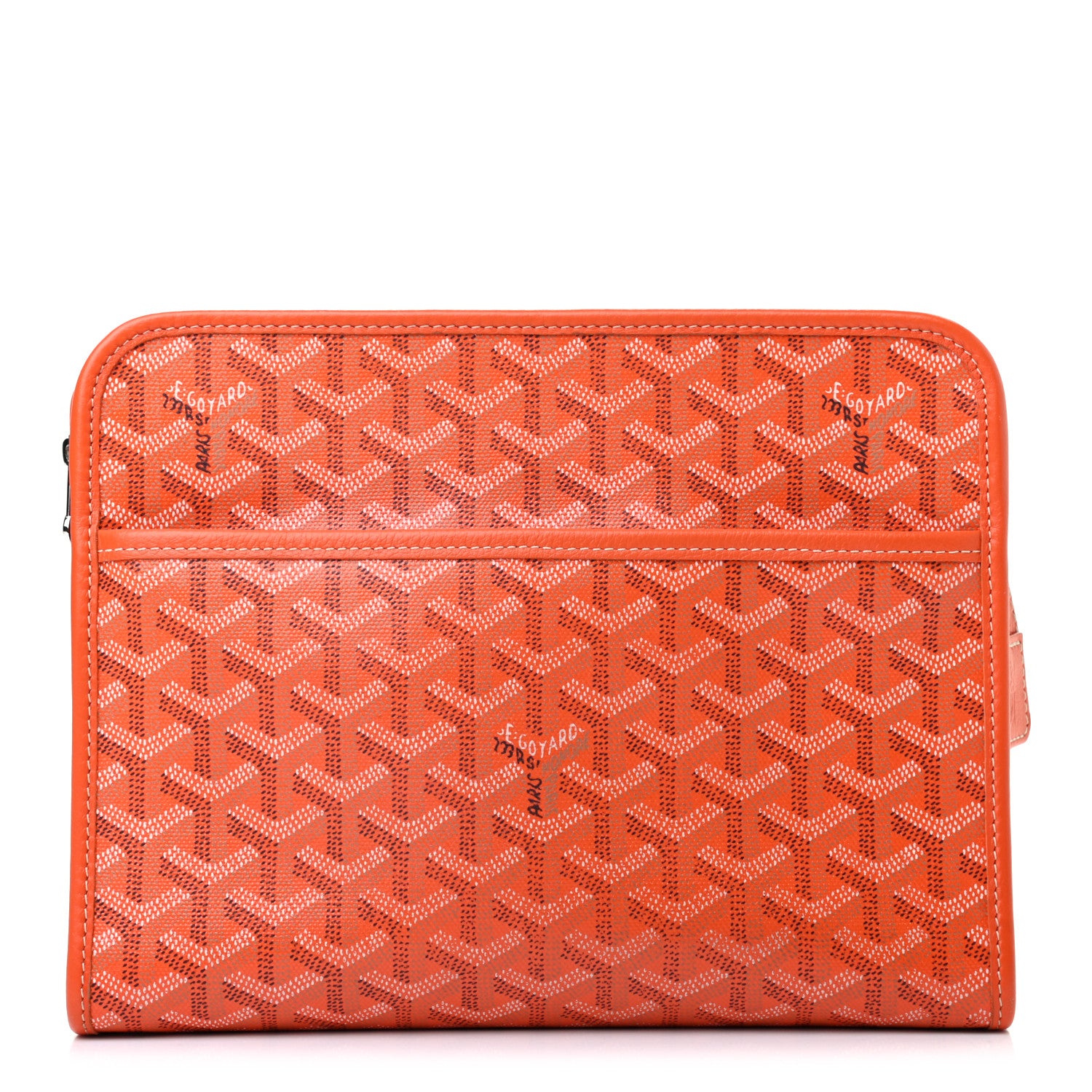 Goyard Goyardine Jouvence Toiletry Pouch Orange 1 of 7