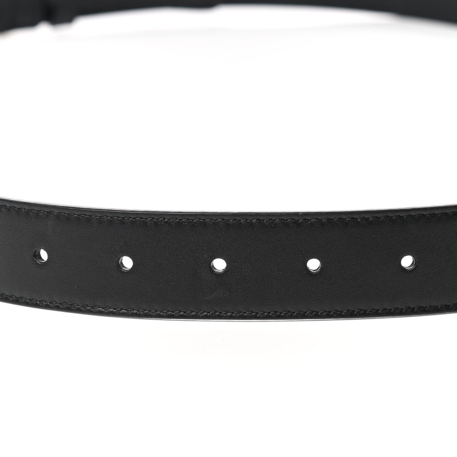 Gucci Calfskin Double G 30mm Belt 75 30 Black 4 of 5