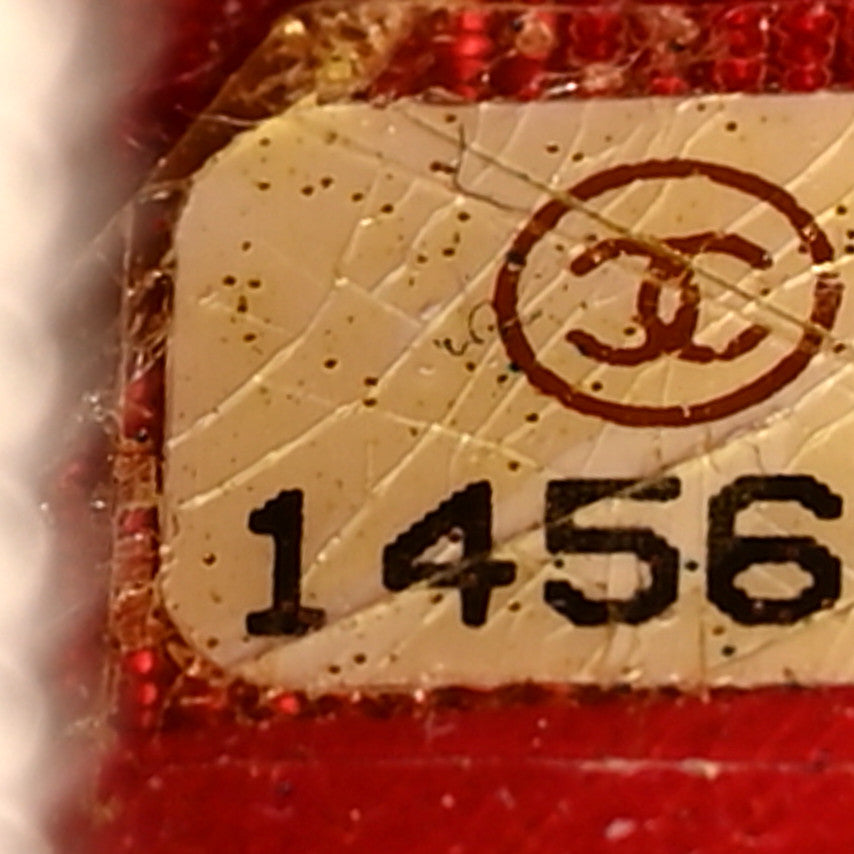 Chanel Lambskin Quilted Large Gusset Zip Around Wallet Red 10 of 19
