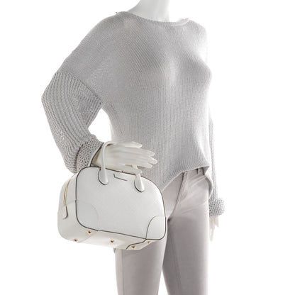 Gucci Bright Diamante Calfskin Small Top Handle Bag White 2 of 7
