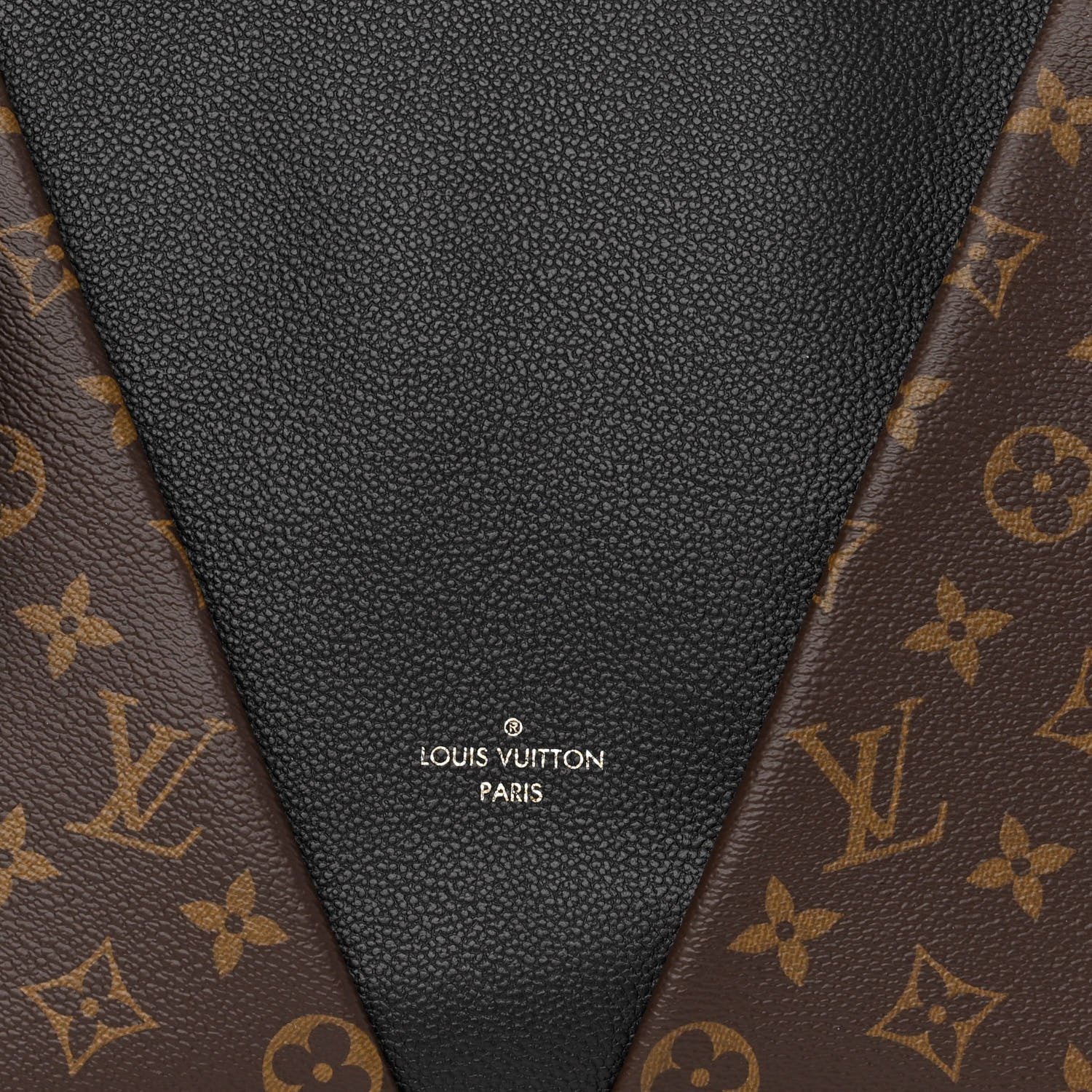 Louis Vuitton Monogram V Tote MM Black 8 of 10