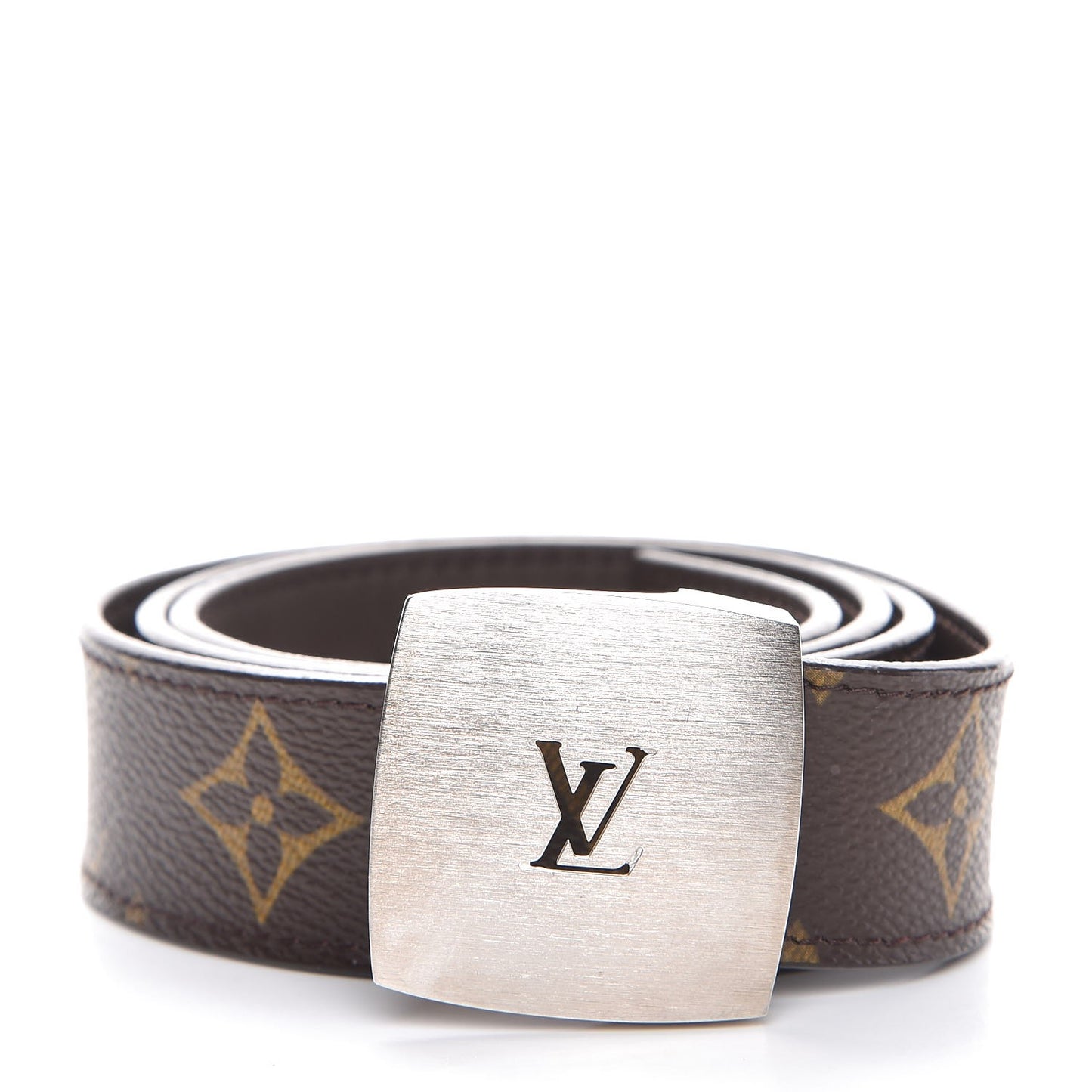 Monogram LV Cut Reversible Belt 80 32