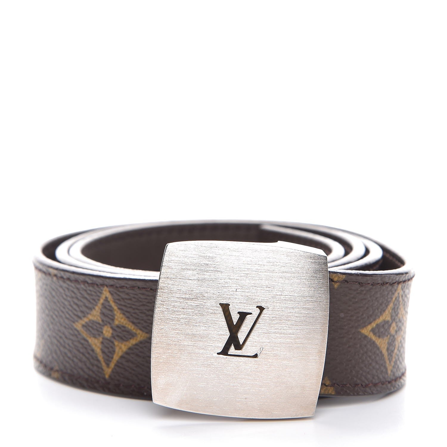 Louis Vuitton Monogram LV Cut Reversible Belt 80 32 1 of 7