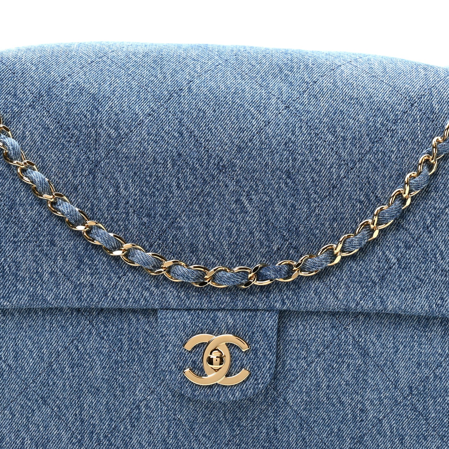 Denim Souplissimo Maxi Flap Blue