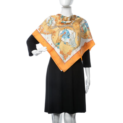 Hermes Silk Les Petits Princes Scarf 90 2 of 7