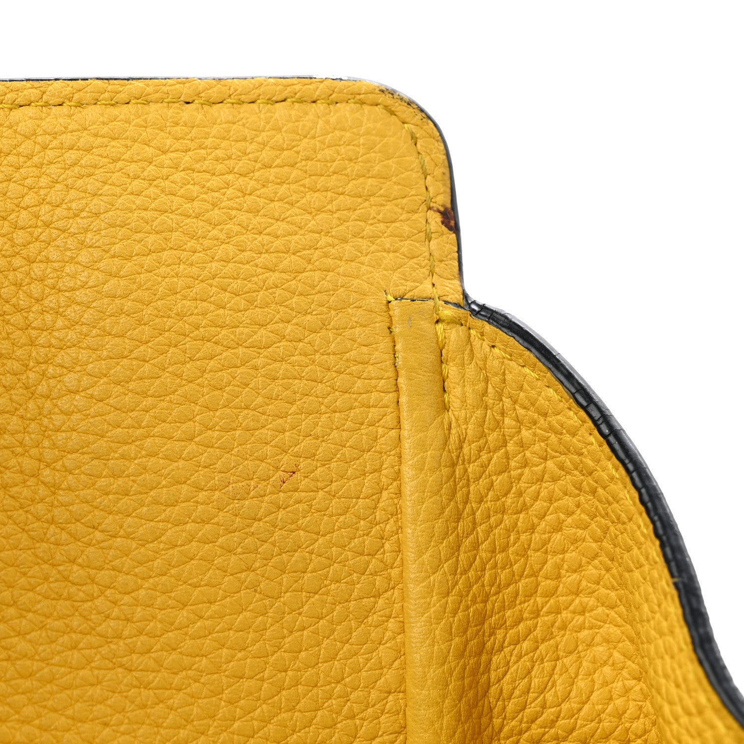 Loewe Calfskin Mini Hammock Shoulder Bag Yellow 11 of 12