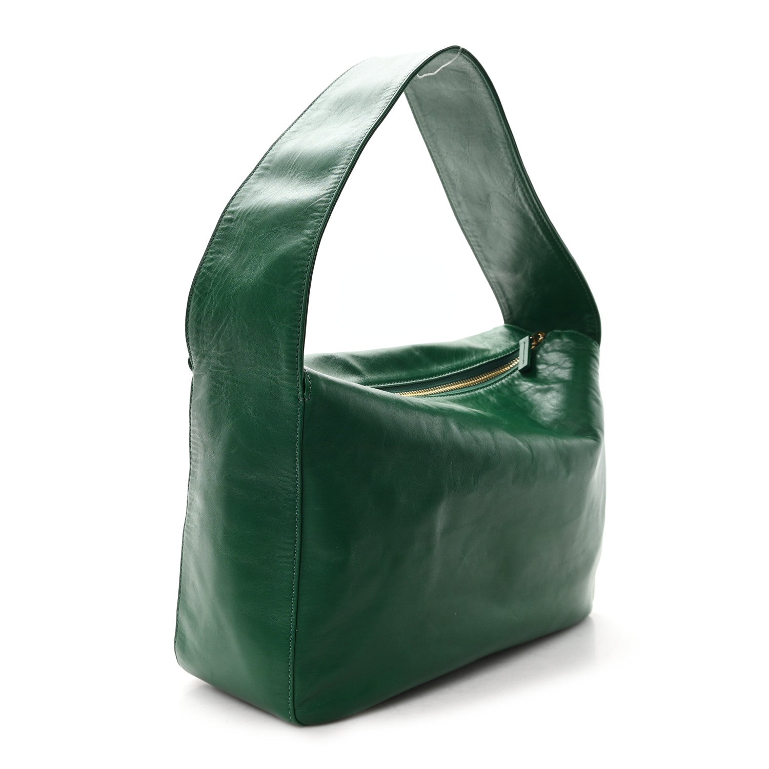 Khaite Calfskin Elena Forest Green 2 of 10