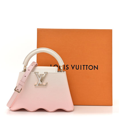 Louis Vuitton Taurillon Ombre Capucines Capushell Mini Shaded Pink 10 of 10