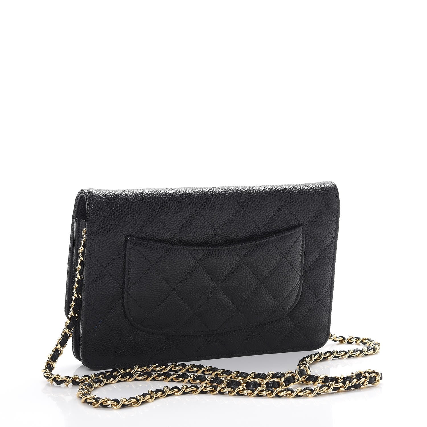 Chanel Caviar Quilted Wallet On Chain WOC Black 3 of 9