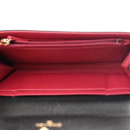 Chanel Lambskin Quilted Chanel 19 Flap Wallet Black 5 of 11