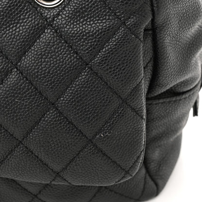 Chanel Caviar Quilted Travel Flap Tote Black 13 of 18
