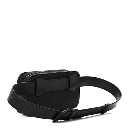 Louis Vuitton Taurillon Monogram Uniformes Solar Ray Soft Pochette Volga Belt Bag Black 3 of 10