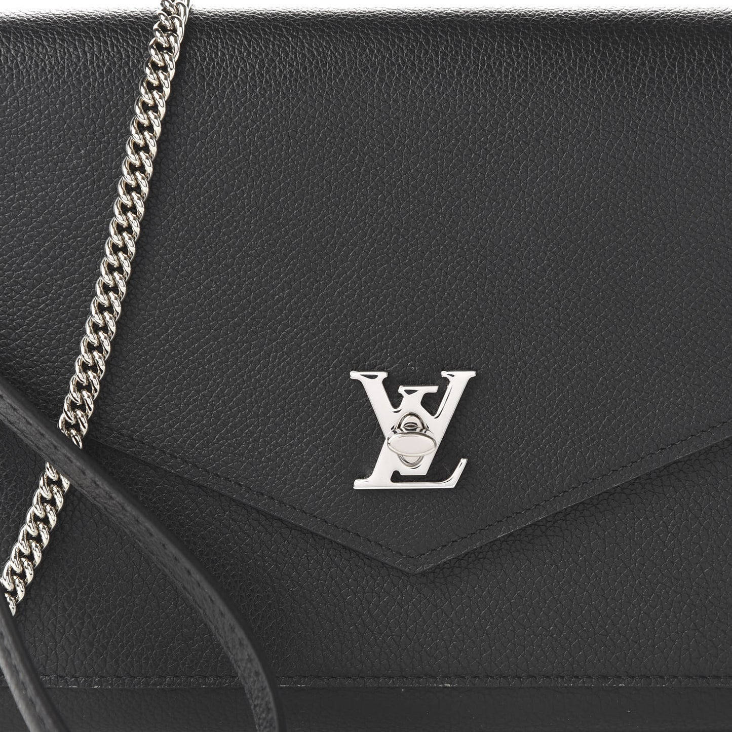 Soft Calfskin My Lockme Pochette Black