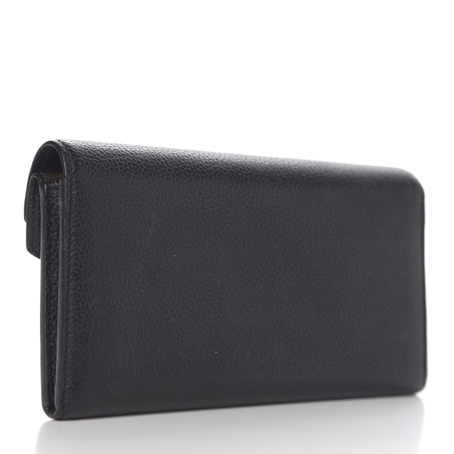 Louis Vuitton Calfskin Double V Wallet Black 2 of 6