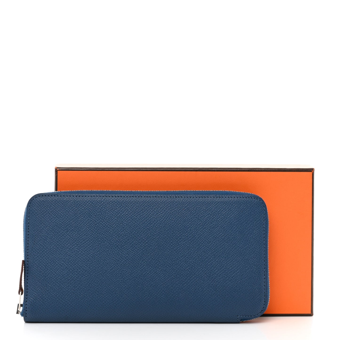Epsom Silk'In Wallet Deep Bleu