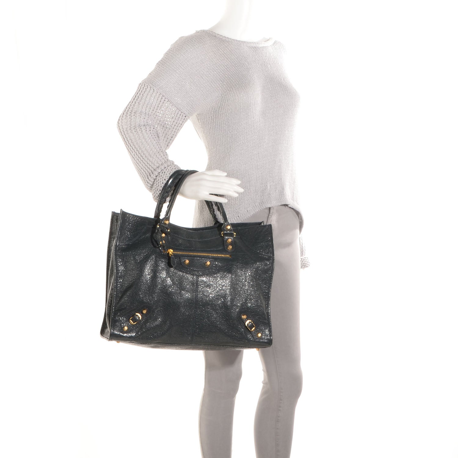 Balenciaga Agneau Giant 12 Gold Hardware Monday Anthracite 2 of 10