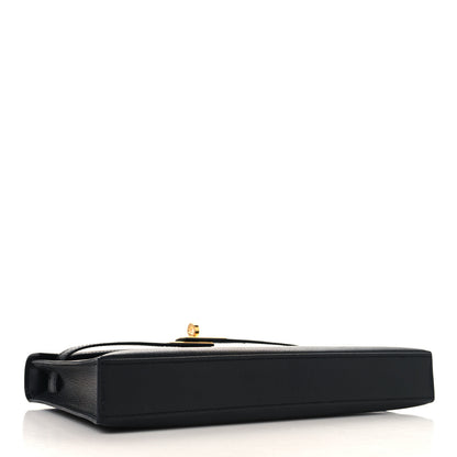 Hermes Chevre Chamkila Kelly Elan Black 4 of 11