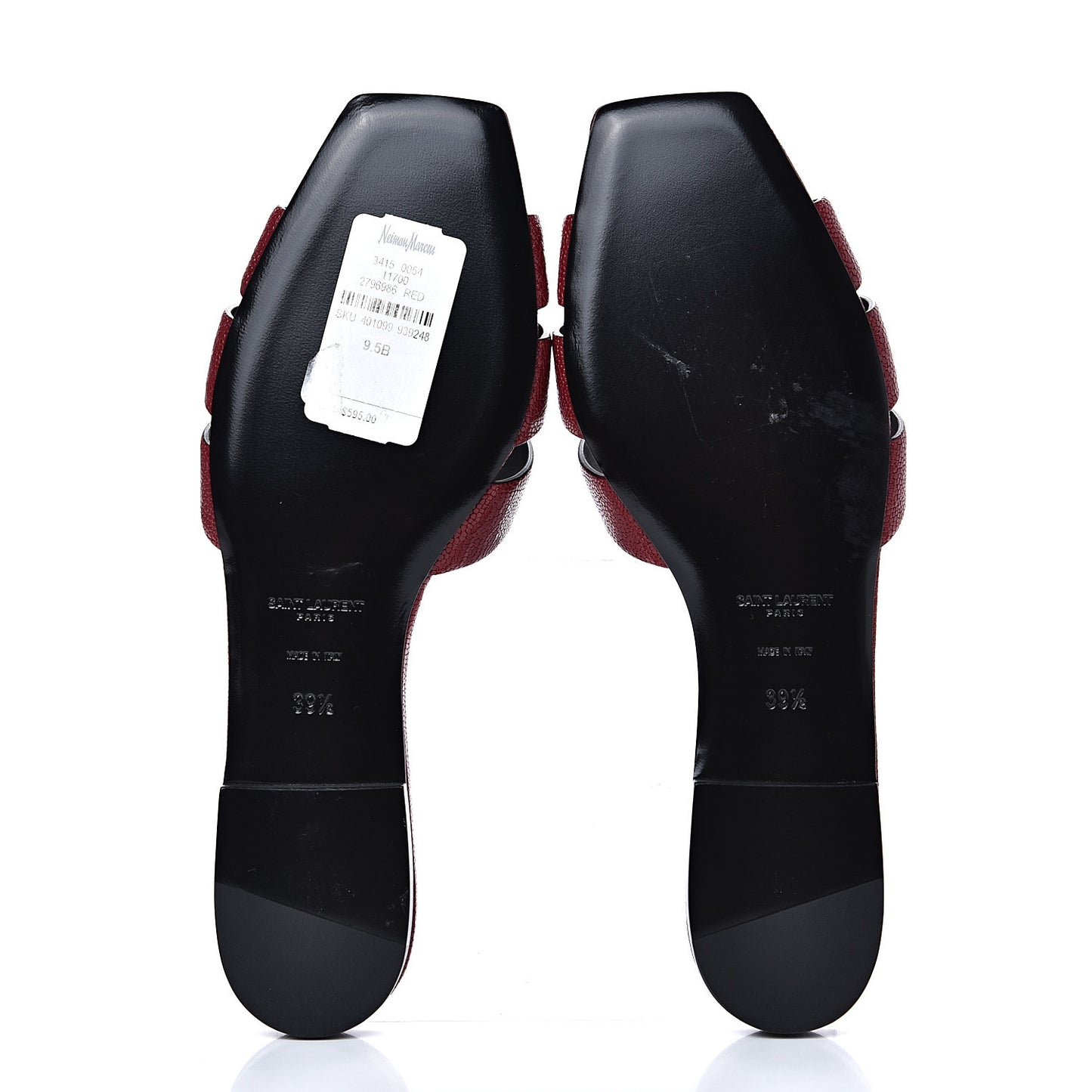 Grain De Poudre Nu Pied 05 Slide Sandals 39.5 Cordovan