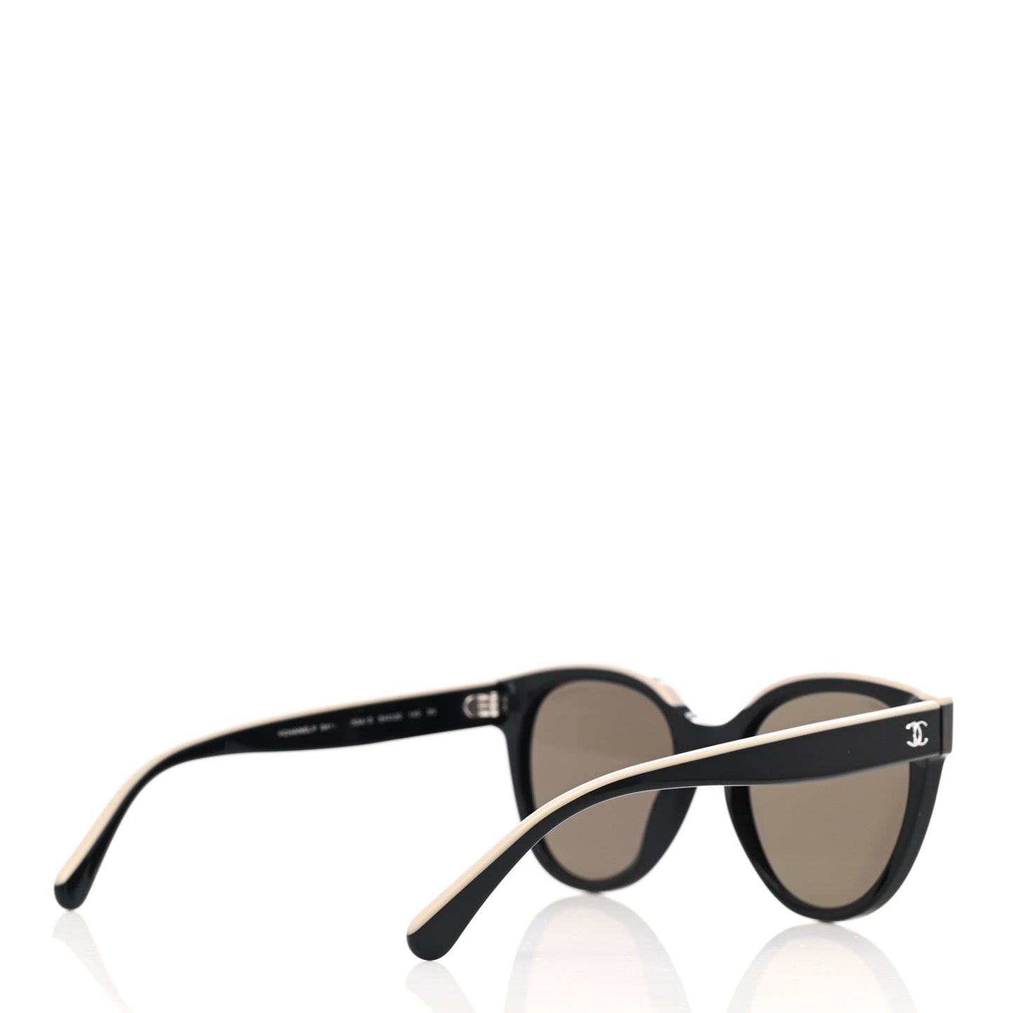 Acetate CC Butterfly Sunglasses 5414 Black Beige