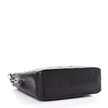 Chanel Caviar Quilted Petit Shopping Tote PST Black 4 of 7