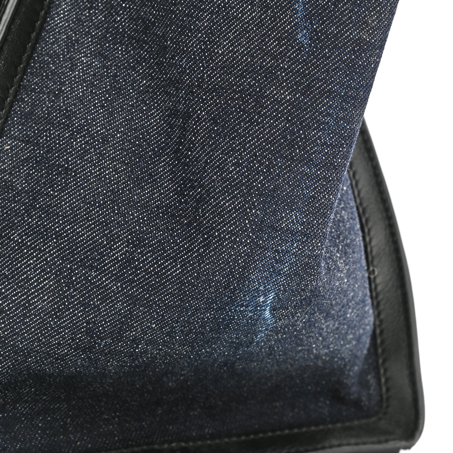 Celine Smooth Calfskin Denim Medium Trapeze Blue 11 of 12