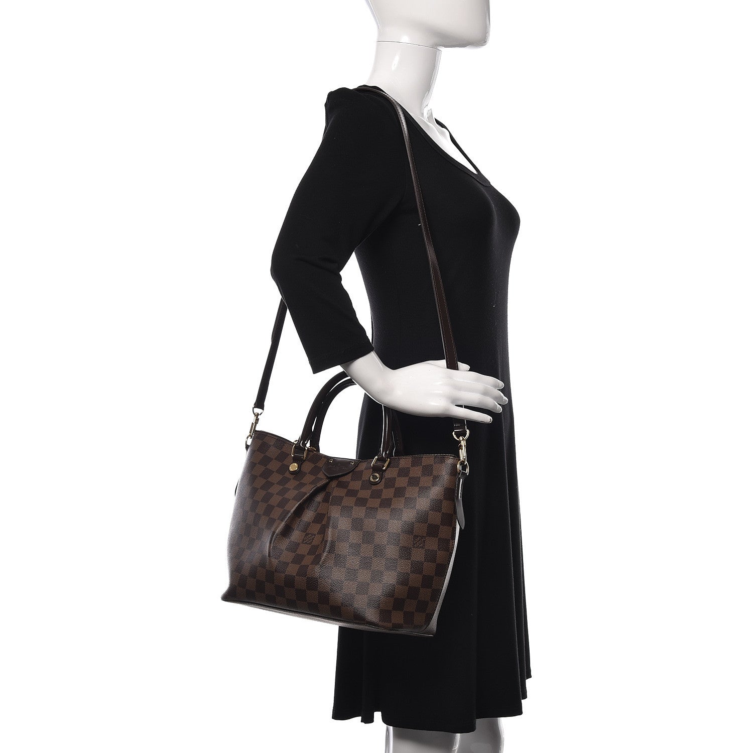 Louis Vuitton Damier Ebene Siena MM 2 of 10