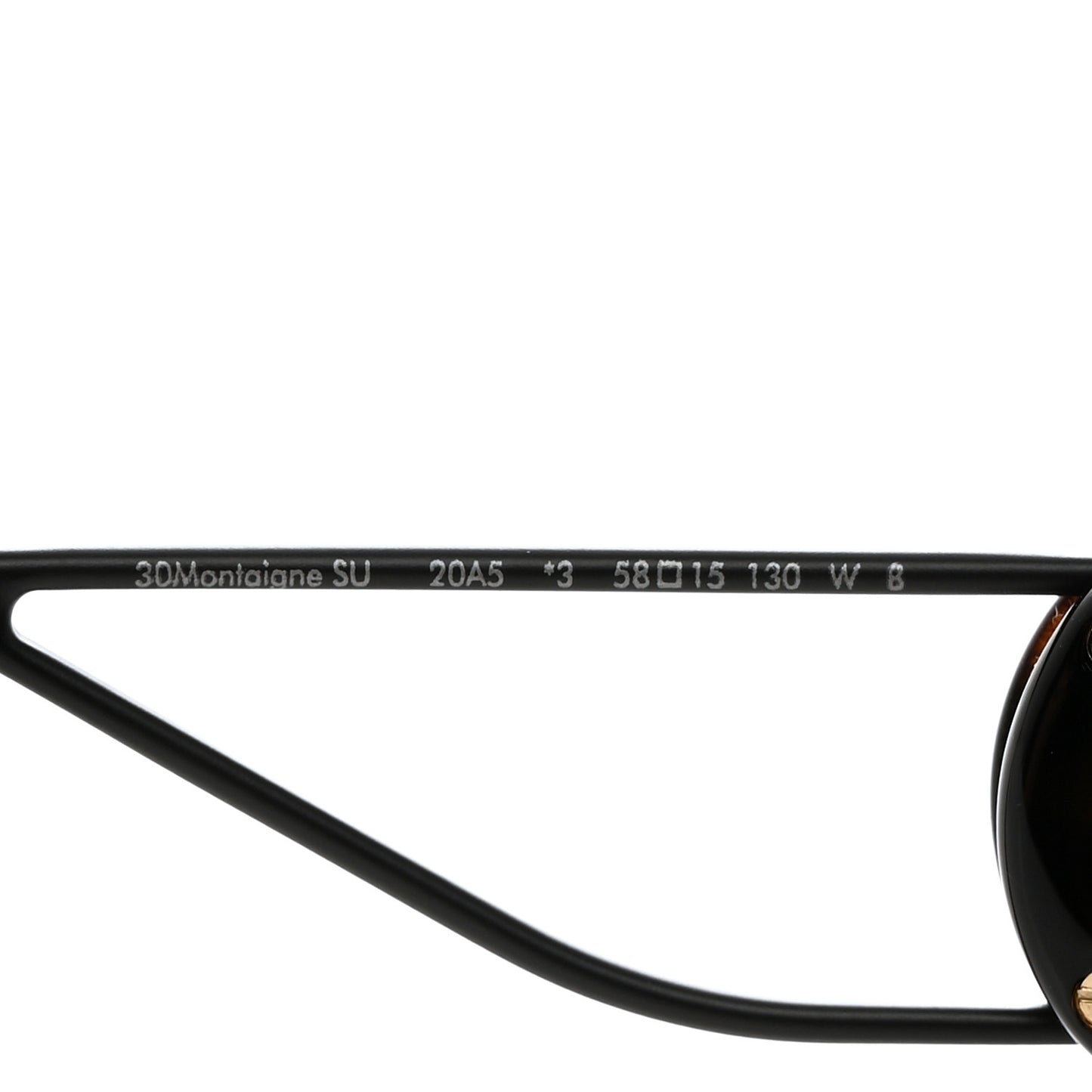 Square 30 Montaigne Sunglasses Havana