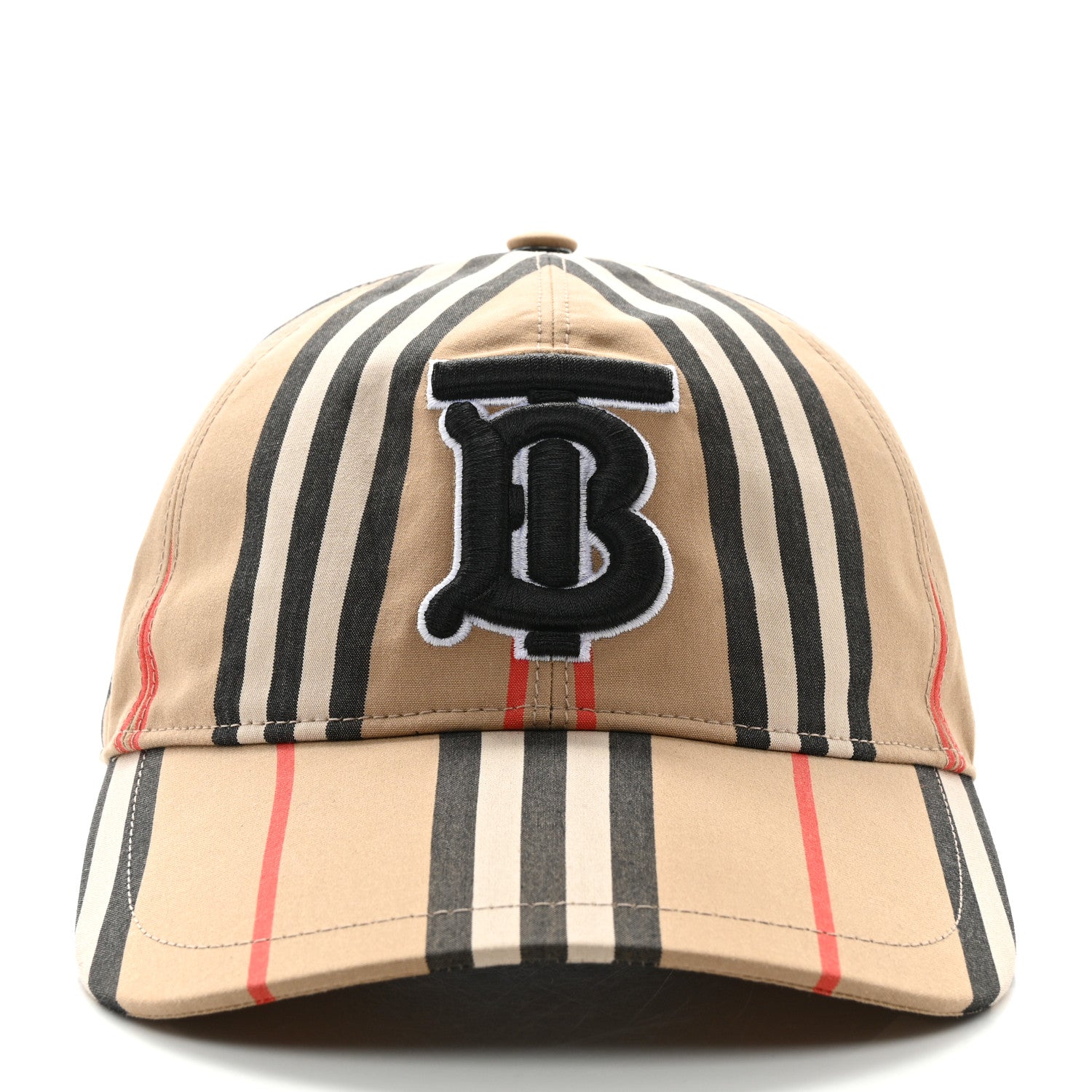 Burberry Cotton Vintage Check Monogram Baseball Hat M Archive Beige 3 of 8