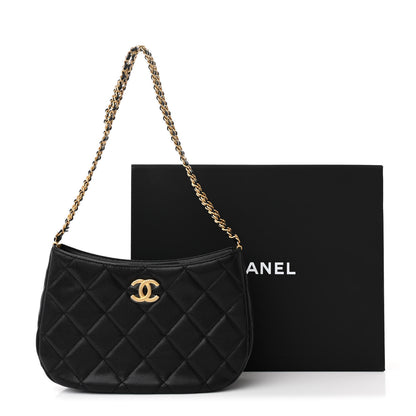 Chanel Caviar Quilted Hobo Black 11 of 11