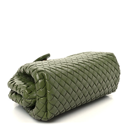 Bottega Veneta Nappa Intrecciato Small The Lauren 1980 Clutch With Chain Matcha 4 of 11