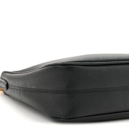 Prada Saffiano Lux Re-Edition 2005 Shoulder Bag Black 10 of 11